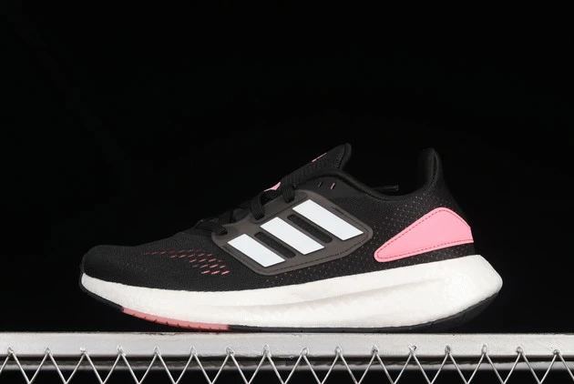 2022 Adidas Pureboost 22 Wmns Black Pink White HQ1458 For Sale 3 2022 Adidas Pureboost 22 Wmns Black Pink White HQ1458 For Sale