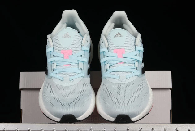 2022 Adidas PureBoost 22 Wmns Almost Blue Black HQ1459 For Sale 5 2022 Adidas PureBoost 22 Wmns Almost Blue Black HQ1459 For Sale - Image 3