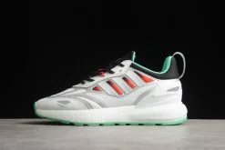 2023 Galaxy X Adidas ZX 2K Boost "Gamora" Silver Metallic/Cloud White-Scarlet GX1205 Shoes