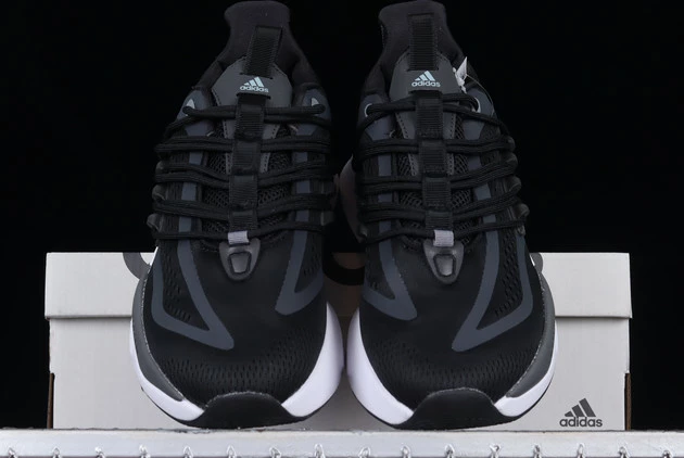 2023 Adidas AlphaBoost V1 Core Black/Magic Grey-Grey Three Running Shoes HP2758 For Sale 5 2023 Adidas AlphaBoost V1 Core Black/Magic Grey-Grey Three Running Shoes HP2758 For Sale - Image 3