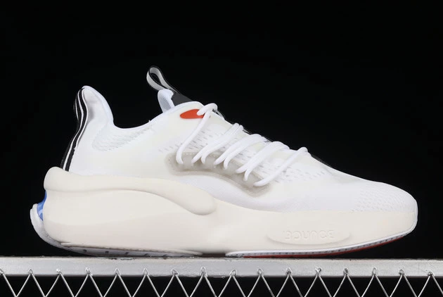 2023 Adidas Alphaboost V1 White/Black-Blue Fusion HP2757 For Sale 4 2023 Adidas Alphaboost V1 White/Black-Blue Fusion HP2757 For Sale - Image 2