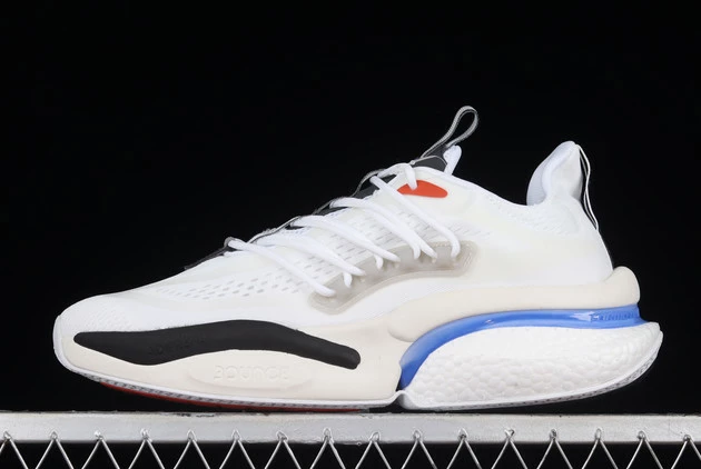 2023 Adidas Alphaboost V1 White/Black-Blue Fusion HP2757 For Sale 3 2023 Adidas Alphaboost V1 White/Black-Blue Fusion HP2757 For Sale