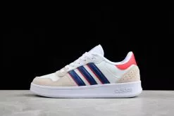 2023 Adidas Breaknet Plus Cloud White/Crew Navy-Vivid Red FY9649 Shoes