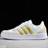 2023 Adidas Breaknet Plus White/Grey-Metallic Gold FY9655 Shoes -Adidas Yeezy shop 2023 adidas Breaknet Plus White Grey Metallic Gold FY9655 Shoes