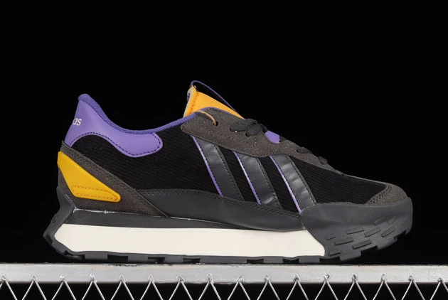 2023 Adidas Futro Mixr NEO Black Yellow Purple HP9823 Shoes 4 2023 Adidas Futro Mixr NEO Black Yellow Purple HP9823 Shoes - Image 2