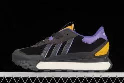 2023 Adidas Futro Mixr NEO Black Yellow Purple HP9823 Shoes