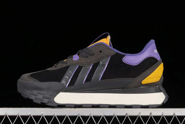 2023 Adidas Futro Mixr NEO Black Yellow Purple HP9823 Shoes 3 2023 Adidas Futro Mixr NEO Black Yellow Purple HP9823 Shoes