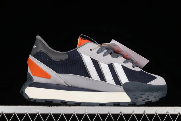 2023 Adidas Futro Mixr NEO Midnight Navy/Grey-Orange HP9825 Shoes 4 2023 Adidas Futro Mixr NEO Midnight Navy/Grey-Orange HP9825 Shoes - Image 2