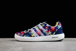 2023 Adidas Terrex CC Boat Graphic Navy Blue/Red-Yellow FV0396 For Sale