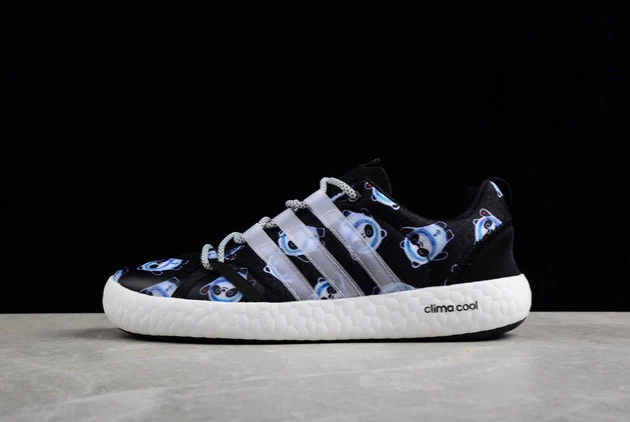 2023 Adidas Terrex CC Boat Graphic Panda Black White Blue FV0316 For Sale 3 2023 Adidas Terrex CC Boat Graphic Panda Black White Blue FV0316 For Sale