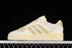 2023 Adidas Originals Rivalry Low Premium Vintage Bean Pink White FY7430 Shoes