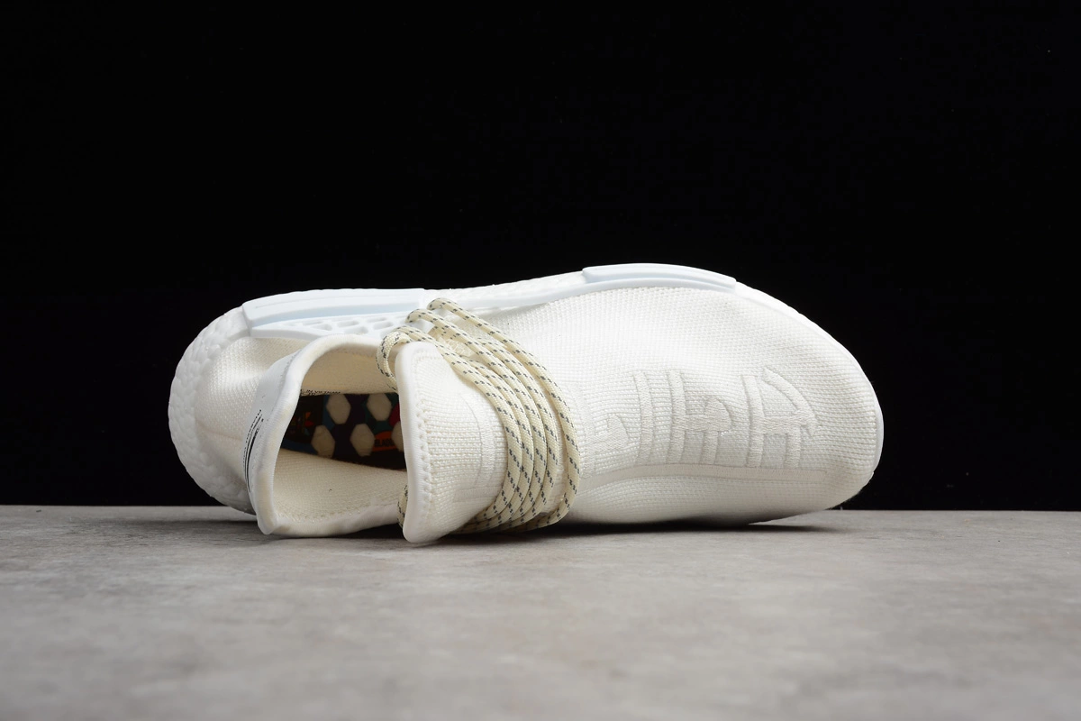 Men's Pharrell X Adidas NMD Hu Trail "Blank Canvas" Cream White AC7031 8 Men's Pharrell X Adidas NMD Hu Trail "Blank Canvas" Cream White AC7031 - Image 6