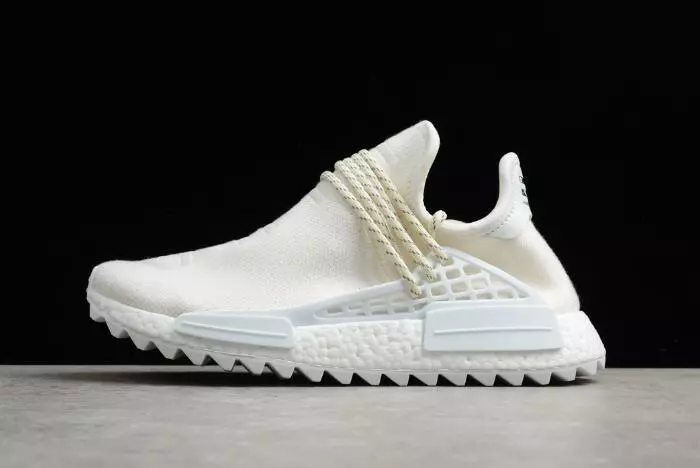 Men's Pharrell X Adidas NMD Hu Trail "Blank Canvas" Cream White AC7031 3 Men's Pharrell X Adidas NMD Hu Trail "Blank Canvas" Cream White AC7031