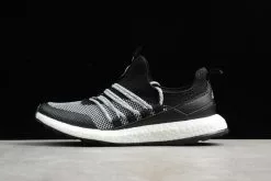 New Adidas Pure Boost Black Grey White Men's Running Shoes BA8801