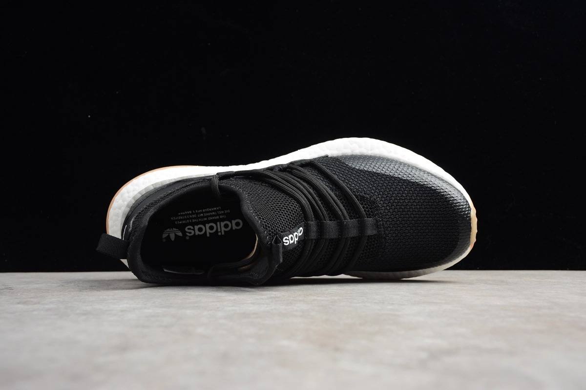 New Adidas Pure Boost Black/White-Gum Men's Running Shoes BA8802 8 New Adidas Pure Boost Black/White-Gum Men's Running Shoes BA8802 - Image 6