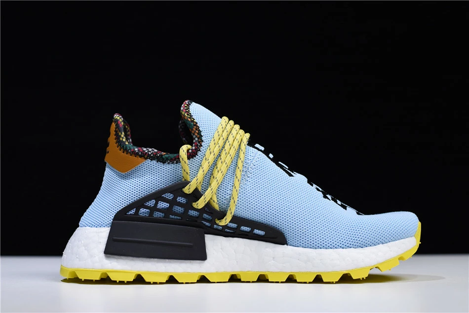 Pharrell Williams X Adidas Hu NMD "Inspiration" Blue/Yellow-Black BB9533 4 Pharrell Williams X Adidas Hu NMD "Inspiration" Blue/Yellow-Black BB9533 - Image 2