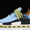 Pharrell Williams X Adidas Hu NMD "Inspiration" Blue/Yellow-Black BB9533 -Adidas Yeezy shop Pharrell Williams x adidas Hu NMD Inspiration Blue Yellow Black