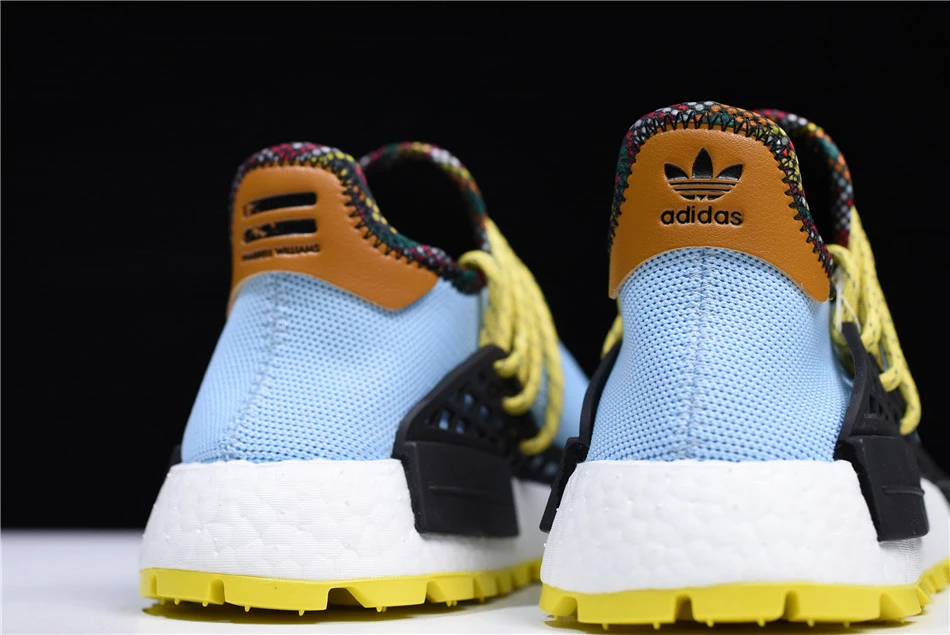 Pharrell Williams X Adidas Hu NMD "Inspiration" Blue/Yellow-Black BB9533 7 Pharrell Williams X Adidas Hu NMD "Inspiration" Blue/Yellow-Black BB9533 - Image 5