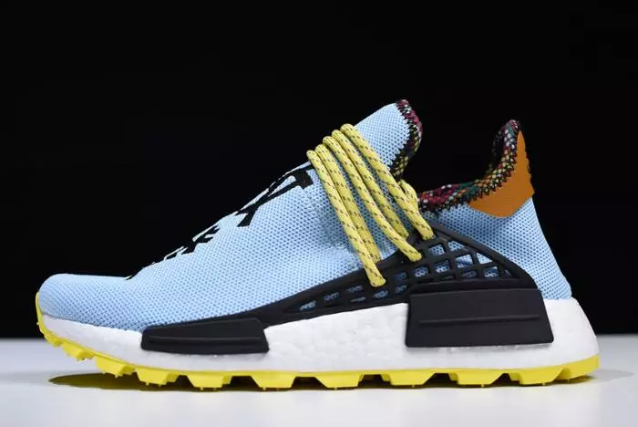 Pharrell Williams X Adidas Hu NMD "Inspiration" Blue/Yellow-Black BB9533 3 Pharrell Williams X Adidas Hu NMD "Inspiration" Blue/Yellow-Black BB9533