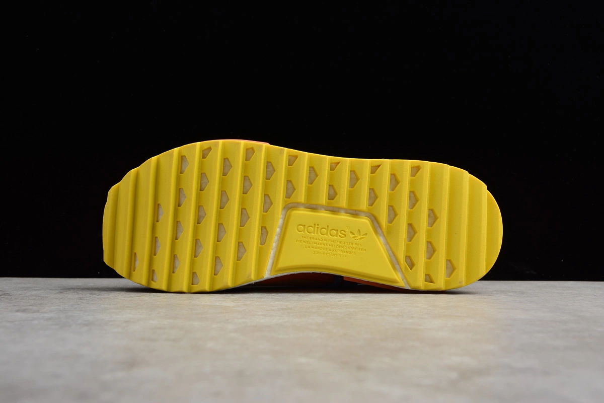 Pharrell Williams X Adidas NMD Hu Trail Pale Nude/Core Black/Yellow AC7361 6 Pharrell Williams X Adidas NMD Hu Trail Pale Nude/Core Black/Yellow AC7361 - Image 4