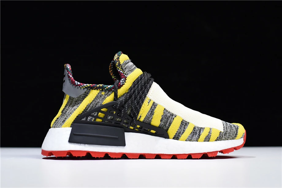 2018 Pharrell X Adidas Afro NMD Hu Core Black/Red BB9527 For Sale 4 2018 Pharrell X Adidas Afro NMD Hu Core Black/Red BB9527 For Sale - Image 2