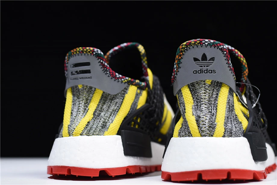 2018 Pharrell X Adidas Afro NMD Hu Core Black/Red BB9527 For Sale 7 2018 Pharrell X Adidas Afro NMD Hu Core Black/Red BB9527 For Sale - Image 5