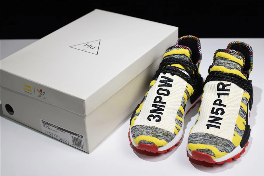 2018 Pharrell X Adidas Afro NMD Hu Core Black/Red BB9527 For Sale 11 2018 Pharrell X Adidas Afro NMD Hu Core Black/Red BB9527 For Sale - Image 9