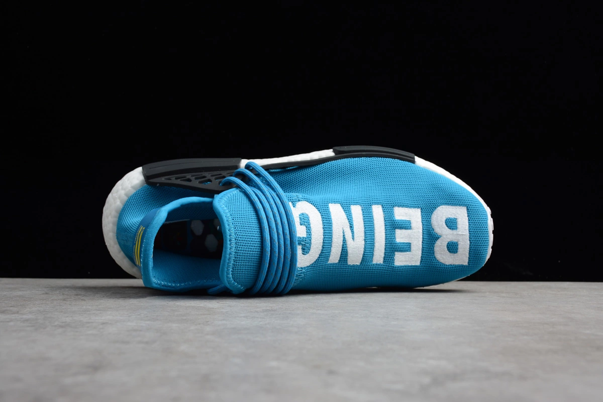 Pharrell X Adidas HU NMD Human Being "Shale Blue" Men's Shoes BB0618 8 Pharrell X Adidas HU NMD Human Being "Shale Blue" Men's Shoes BB0618 - Image 6