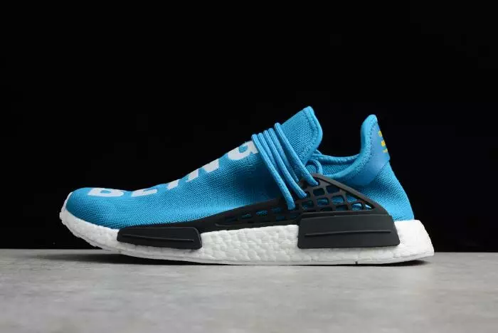 Pharrell X Adidas HU NMD Human Being "Shale Blue" Men's Shoes BB0618 3 Pharrell X Adidas HU NMD Human Being "Shale Blue" Men's Shoes BB0618