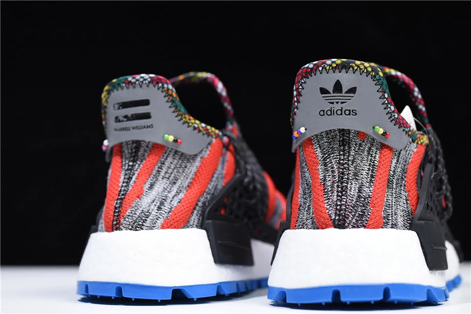 2018 Pharrell X Adidas NMD "Afro Hu" Red Grey Black Shoes Free Shipping 7 2018 Pharrell X Adidas NMD "Afro Hu" Red Grey Black Shoes Free Shipping - Image 5