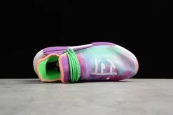 2018 Pharrell X Adidas NMD Hu Race Trail "Holi" Chalk Coral/Flash Green-Lab Purple AC7034 -Adidas Yeezy shop Pharrell x adidas NMD Hu Race Trail Holi Chalk Coral Flash Green Lab Purple 5