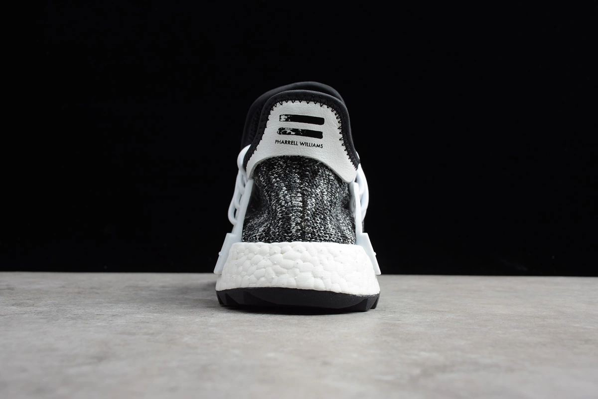 Men's Pharrell X Adidas NMD Hu Trail Core Black/Footwear White AC7359 7 Men's Pharrell X Adidas NMD Hu Trail Core Black/Footwear White AC7359 - Image 5