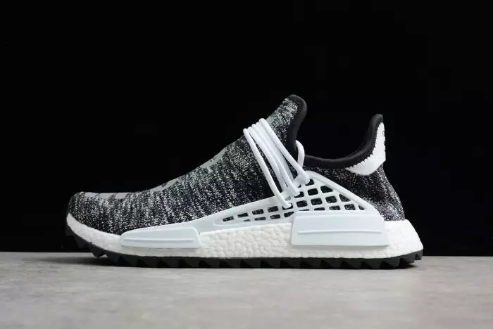 Men's Pharrell X Adidas NMD Hu Trail Core Black/Footwear White AC7359 3 Men's Pharrell X Adidas NMD Hu Trail Core Black/Footwear White AC7359