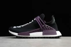 Pharrell X Adidas NMD Hu Trail "Equality" Core Black/Deepest Purple-White AC7033