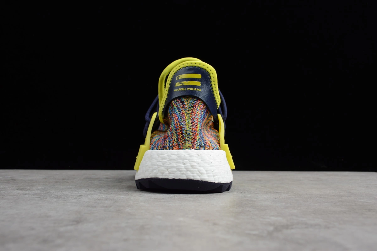 Pharrell X Adidas NMD Hu Trail "Multicolor" Noble Ink/Bold Yellow-Footwear White AC7360 7 Pharrell X Adidas NMD Hu Trail "Multicolor" Noble Ink/Bold Yellow-Footwear White AC7360 - Image 5