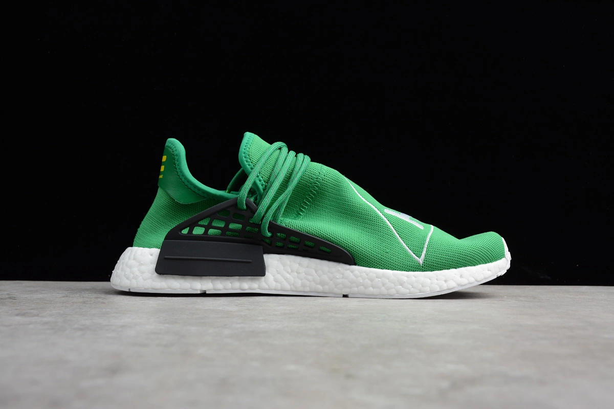 Pharrell X Adidas NMD Human Race Green/Footwear White-Black BB0620 4 Pharrell X Adidas NMD Human Race Green/Footwear White-Black BB0620 - Image 2