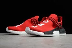 Pharrell X Adidas NMD Human Race Red/Footwear White-Black BB0616 -Adidas Yeezy shop Pharrell x adidas NMD Human Race Red Footwear White Black 2