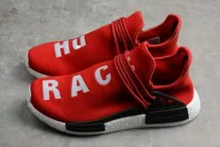 Pharrell X Adidas NMD Human Race Red/Footwear White-Black BB0616 -Adidas Yeezy shop Pharrell x adidas NMD Human Race Red Footwear White Black 6
