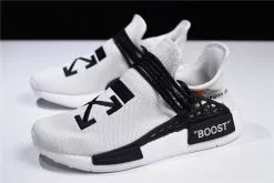 Virgil Abloh OFF-WHITE X Pharrell X Adidas NMD Hu Race Trail Light Grey/Black-White F99768 12 Virgil Abloh OFF-WHITE X Pharrell X Adidas NMD Hu Race Trail Light Grey/Black-White F99768 -Adidas Yeezy shop Virgil Abloh OFF WHITE x Pharrell x adidas NMD Hu Race Trail Light Grey Black White 2