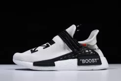 Virgil Abloh OFF-WHITE X Pharrell X Adidas NMD Hu Race Trail Light Grey/Black-White F99768