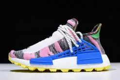 Women's Pharrell X Adidas NMD Hu "Solar Pack" Hi-Res Red/Bright Blue BB9531