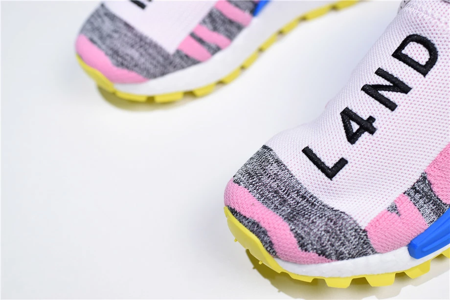 Women's Pharrell X Adidas NMD Hu "Solar Pack" Hi-Res Red/Bright Blue BB9531 8 Women's Pharrell X Adidas NMD Hu "Solar Pack" Hi-Res Red/Bright Blue BB9531 - Image 6