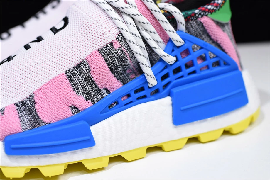 Women's Pharrell X Adidas NMD Hu "Solar Pack" Hi-Res Red/Bright Blue BB9531 10 Women's Pharrell X Adidas NMD Hu "Solar Pack" Hi-Res Red/Bright Blue BB9531 - Image 8