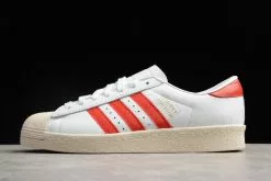 Adidas Originals Superstar OG White/Red Shoes CQ2477 For Sale