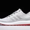 Adidas Pure Boost LTD White/Grey-Scarlet Running Shoes CM8333 2 Adidas Pure Boost LTD White/Grey-Scarlet Running Shoes CM8333 -Adidas Yeezy shop adidas Pure Boost LTD White Grey Scarlet Running Shoes