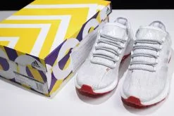 Adidas Pure Boost LTD White/Grey-Scarlet Running Shoes CM8333 -Adidas Yeezy shop adidas Pure Boost LTD White Grey Scarlet Running Shoes 6